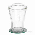 Print Custom Logo Glass Cup